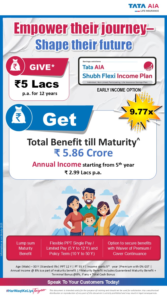Tata AIA Shubh Flexi Income